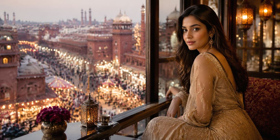 Bollywood themed VIP bonus promotion with Indian fashion
